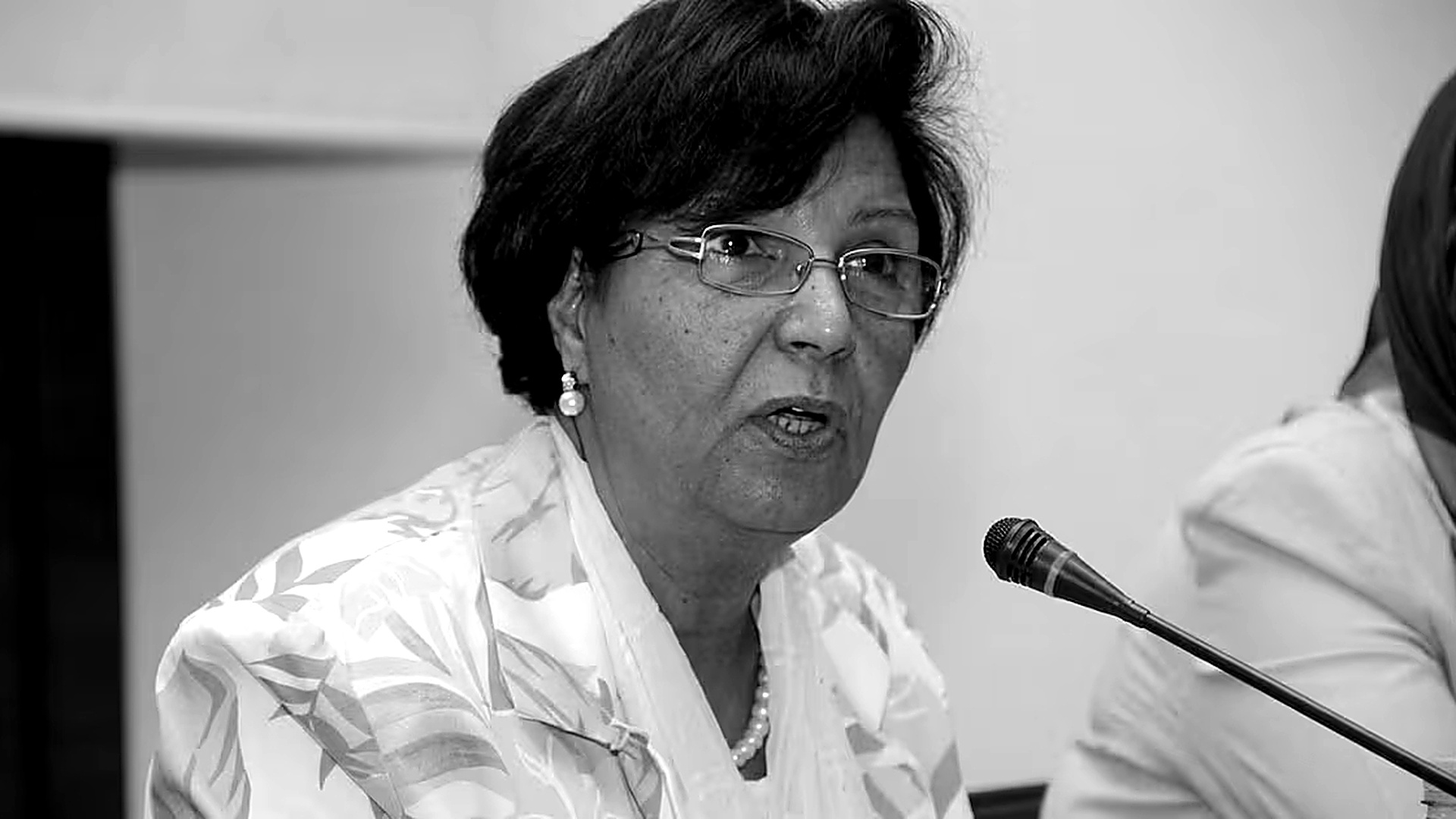 Zhor El Horr, la première femme juge au Maroc.
